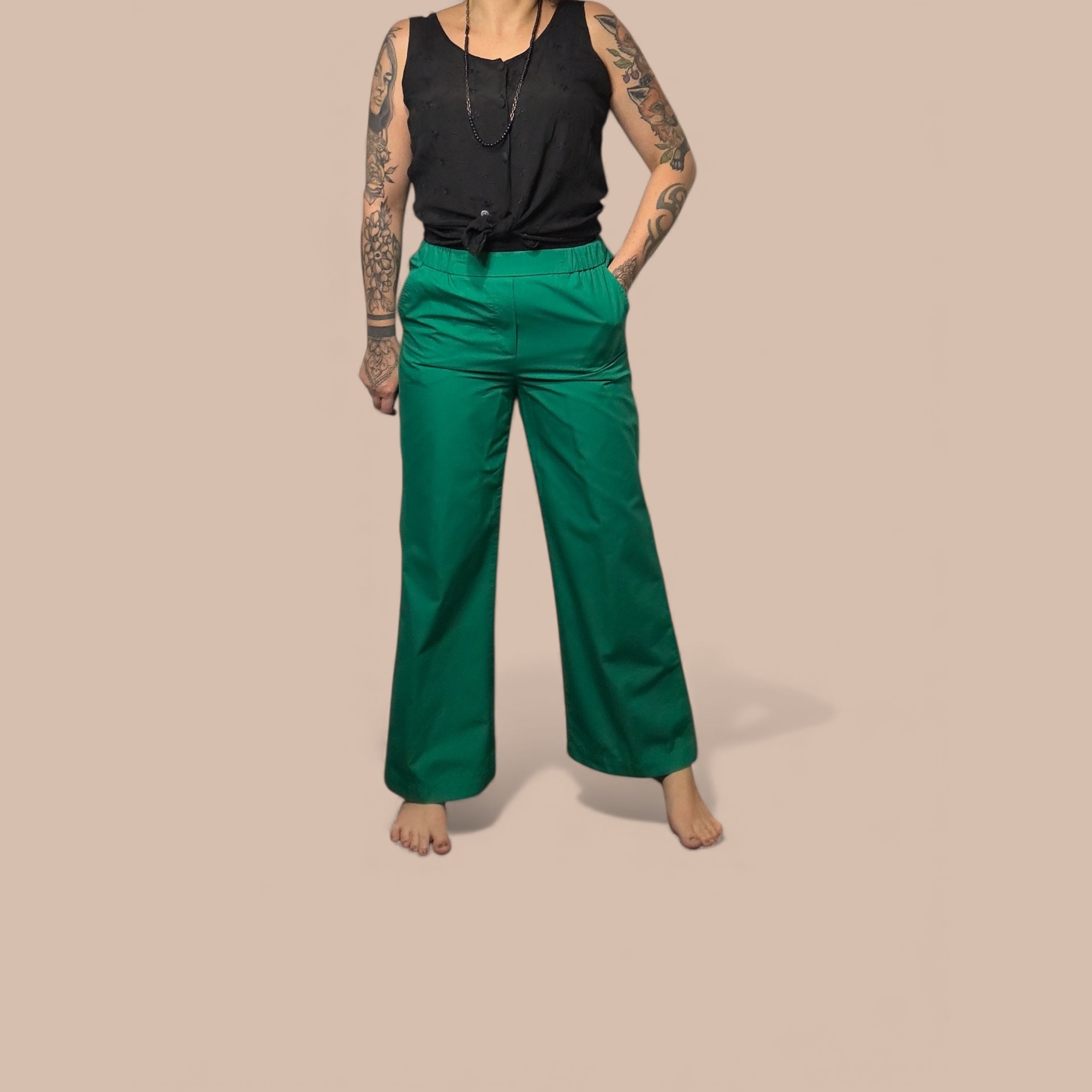 Benetton housut M Bloomy Moon