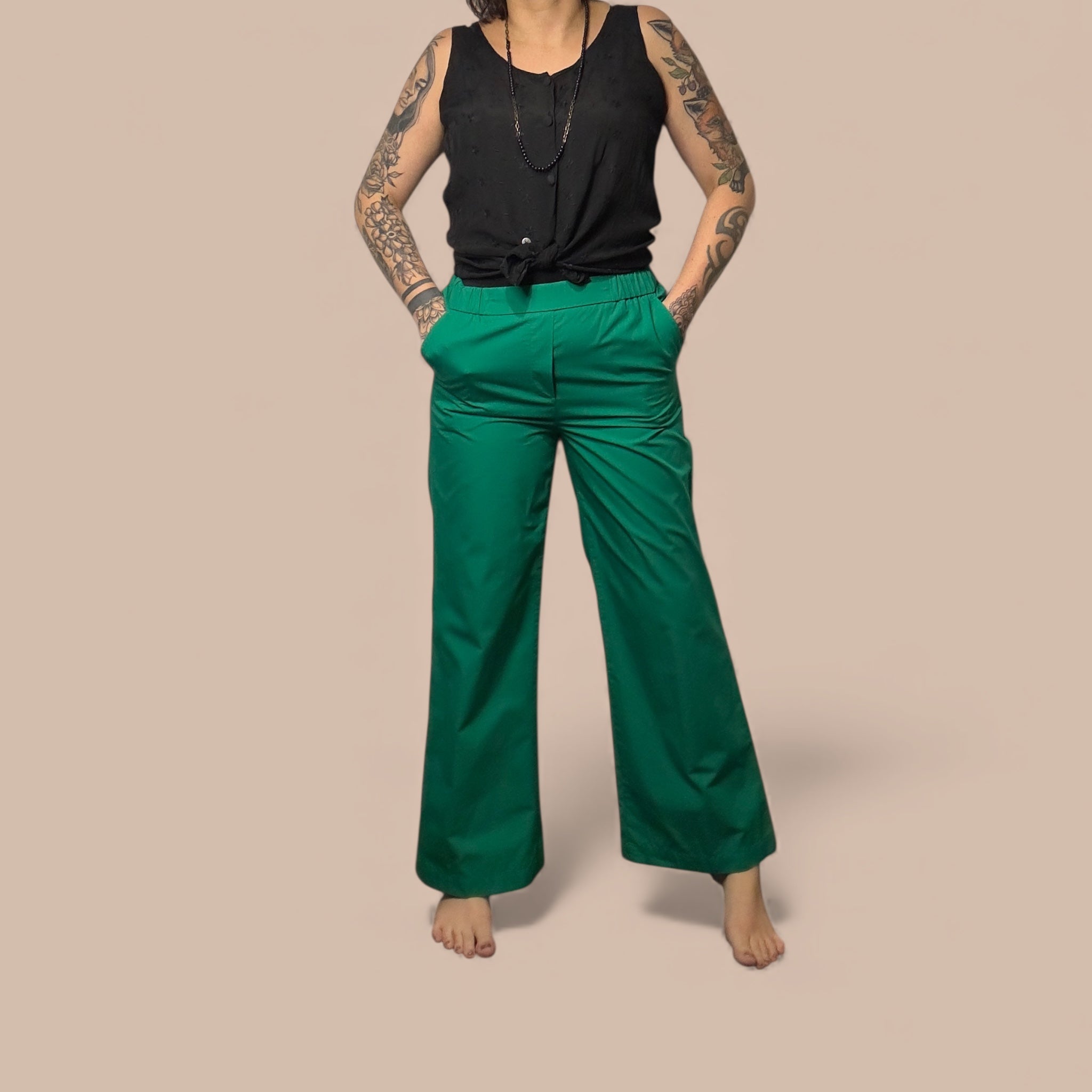 Benetton housut M Bloomy Moon