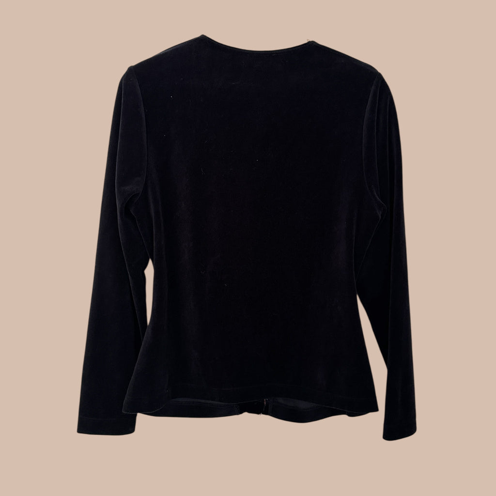 Elegance Paris vintage-samettipaita M/L Bloomy Moon