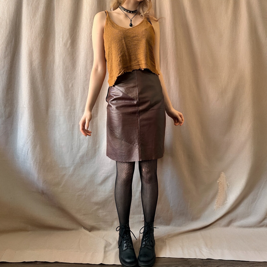 Vintage nahkahame S/M Bloomy Moon