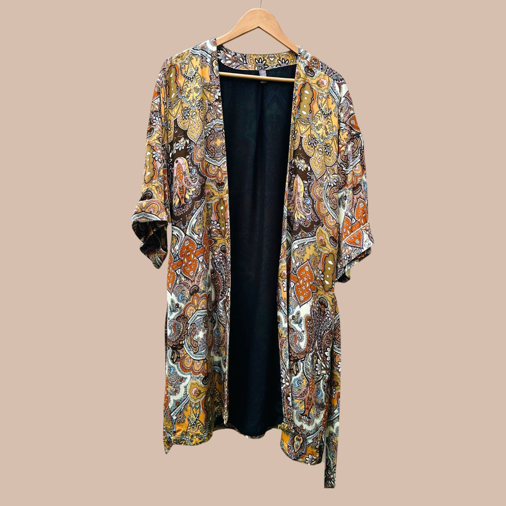 Paisley kimonotakki L Bloomy Moon