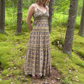 Kukallinen maximekko S-M Bloomy Moon